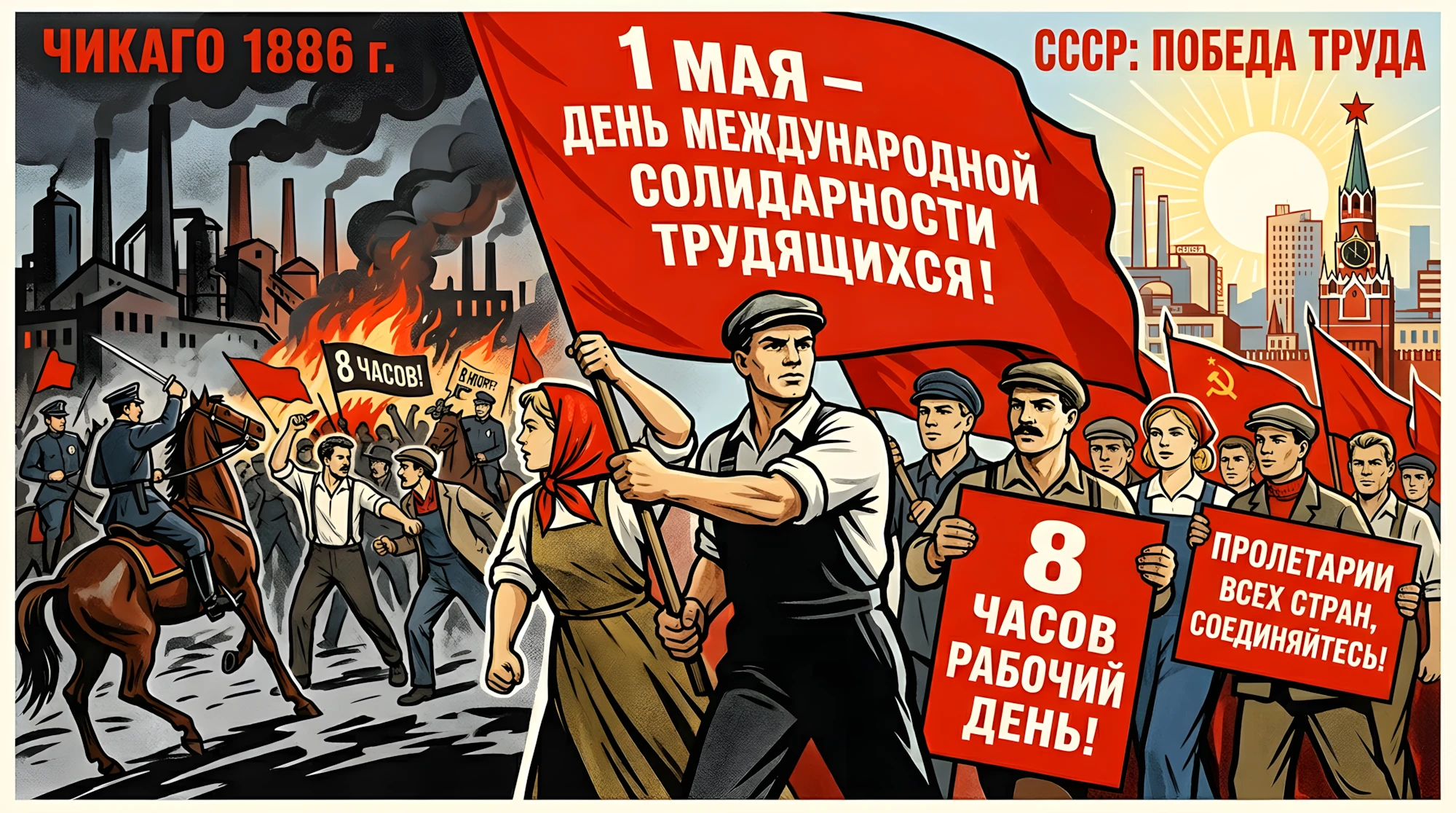 Чикагская кровь: откуда растут ноги у праздника ка 1 мая